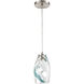 Summi 1 Light 5 inch Satin Nickel Mini Pendant Ceiling Light