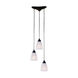 Millcreek 3 Light 10 inch Dark Rust Mini Pendant Ceiling Light