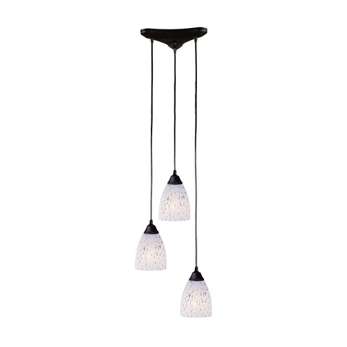 Millcreek 3 Light 10 inch Dark Rust Mini Pendant Ceiling Light