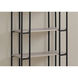 Munhall Dark Taupe and Black Bookcase