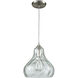 Canonsburg 1 Light 10 inch Satin Nickel Mini Pendant Ceiling Light