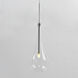 Collier LED 4.75 inch Polished Chrome Single Pendant Ceiling Light