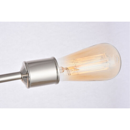 Newtown 5 Light 25 inch Polished Nickel Wall Sconce Wall Light