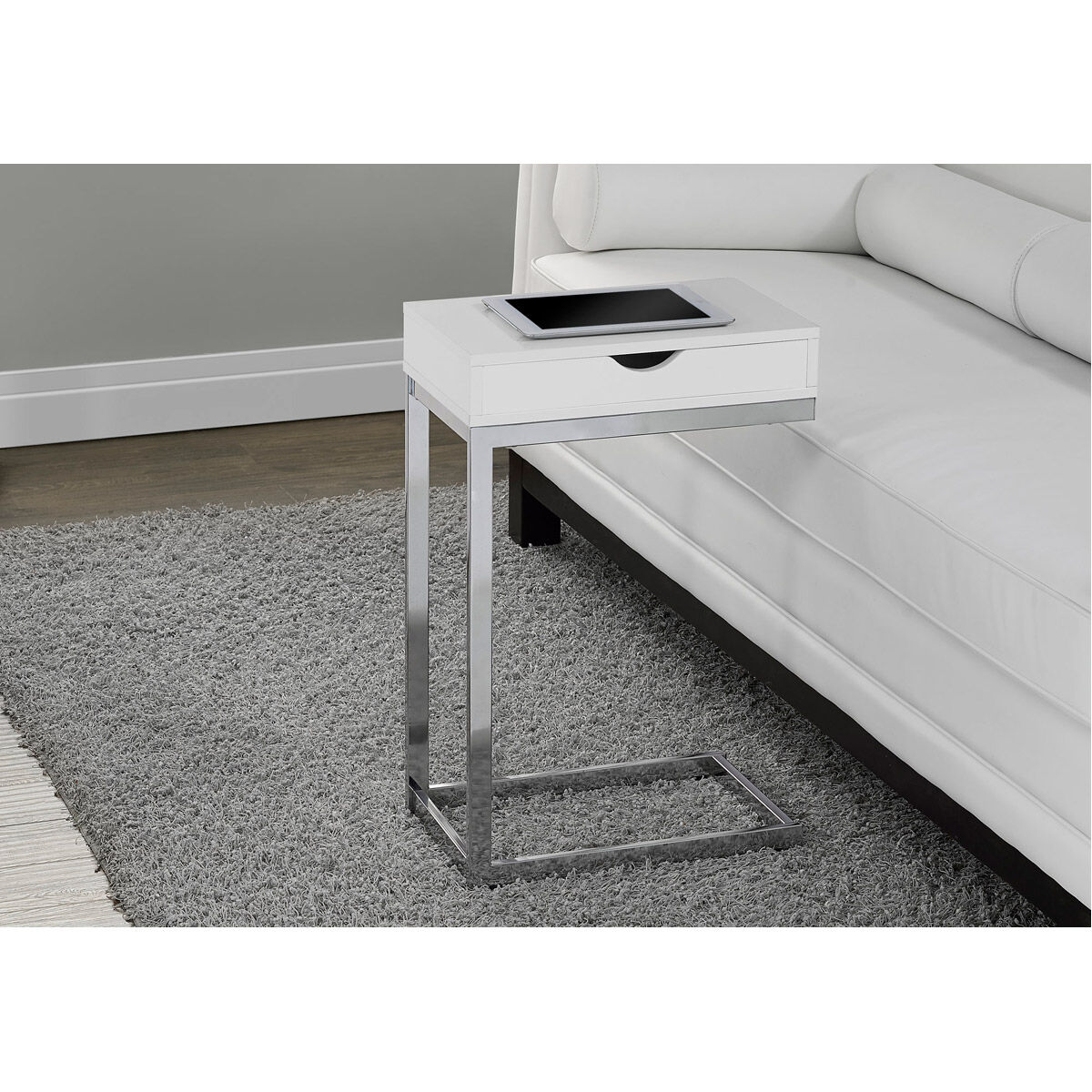 Bethlehem 25 X 16 inch White Accent End Table or Snack Table