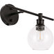 Syracuse 1 Light 14.7 inch Black Wall sconce Wall Light, Right