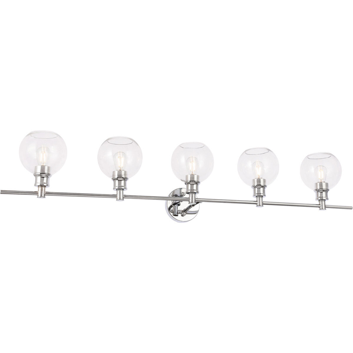Syracuse 5 Light 47 inch Chrome Wall sconce Wall Light