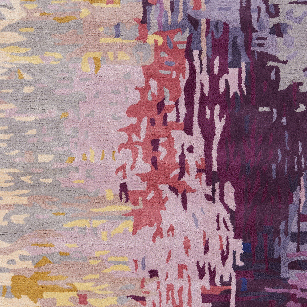 Utica 108 X 72 inch Burgundy Rug, Rectangle