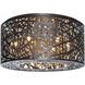 Troy LED 15.75 inch Bronze Flush Mount Ceiling Light
