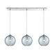 Poughkeepsie 3 Light 36 inch Polished Chrome Multi Pendant Ceiling Light, Configurable