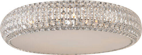 Ruscomb 4 Light 13 inch Polished Chrome Flush Mount Ceiling Light