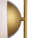 Oyster Bay 22 inch 40 watt Brass Table Lamp Portable Light