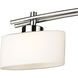 Norwood 3 Light 29 inch Polished Chrome Vanity Light Wall Light