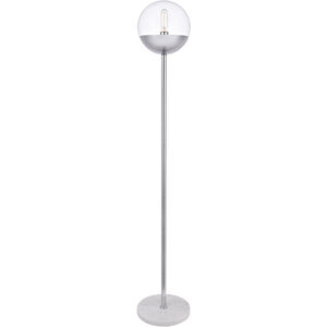 Oyster Bay 62 inch 40 watt Chrome Floor Lamp Portable Light