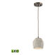 Plumstead LED 5 inch Black Nickel Mini Pendant Ceiling Light