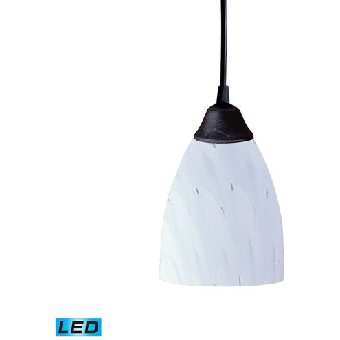 Millcreek LED 5 inch Dark Rust Mini Pendant Ceiling Light