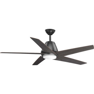 Fabius 54 inch Graphite Ceiling Fan, Progress LED