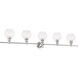 Syracuse 5 Light 47 inch Chrome Wall sconce Wall Light