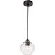 Womelsdorf 1 Light 6 inch Black Pendant Ceiling Light