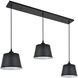 Dickinson 3 Light 8 inch Black Pendant Ceiling Light