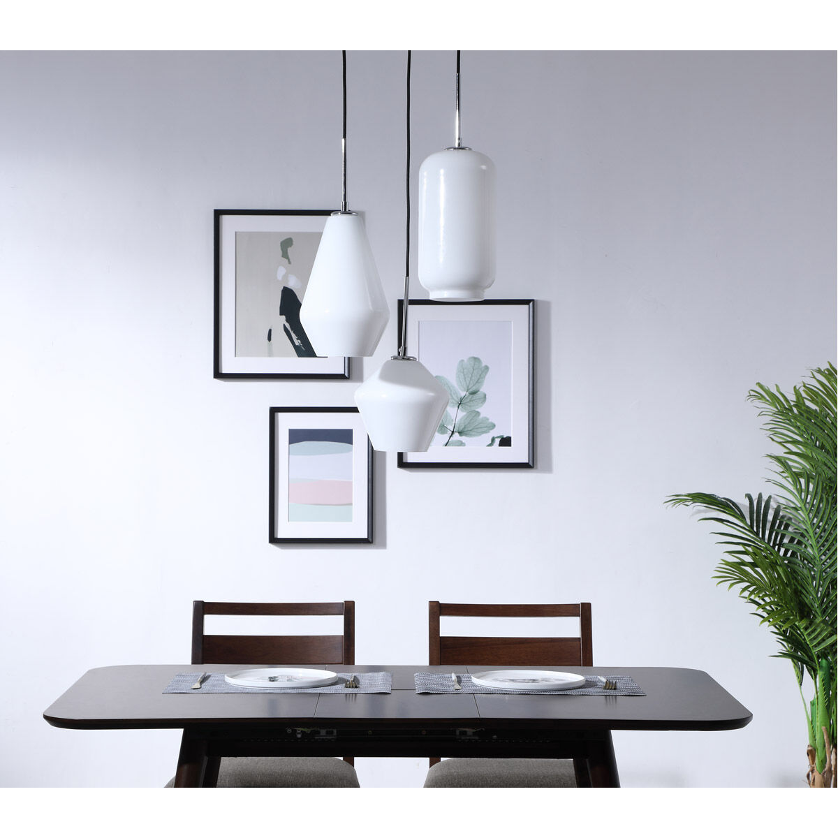 Rochester 3 Light 17 inch Chrome Pendant Ceiling Light