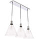 Meadville 3 Light 10 inch Chrome Pendant Ceiling Light