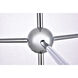 Oyster Bay 6 Light 36 inch Chrome Pendant Ceiling Light