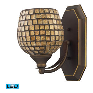 Hempstead LED 8 inch Aged Bronze Vanity Light Wall Light