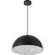 Scotland 1 Light 16 inch Black Pendant Ceiling Light