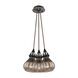 Union 3 Light 13 inch Oil Rubbed Bronze Multi Pendant Ceiling Light, Configurable