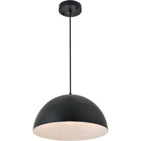 Scotland 1 Light 14 inch Black Pendant Ceiling Light