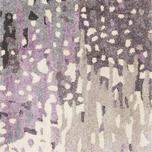 Floral Park 132 X 96 inch Dark Purple Rug, Rectangle