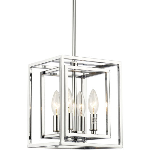 Dekalb 4 Light 8 inch Chrome Pendant Ceiling Light