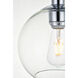 Huntington 1 Light 8 inch Chrome Flush Mount Ceiling Light