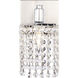 Adams 1 Light 5 inch Chrome Wall sconce Wall Light