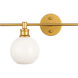 Syracuse 1 Light 14.7 inch Brass Wall sconce Wall Light, Left