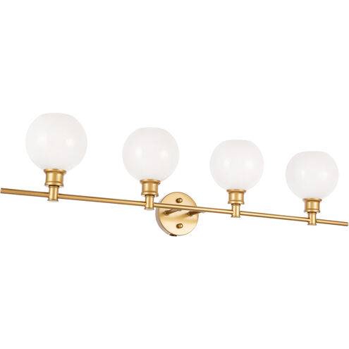 Syracuse 4 Light 38 inch Brass Wall sconce Wall Light
