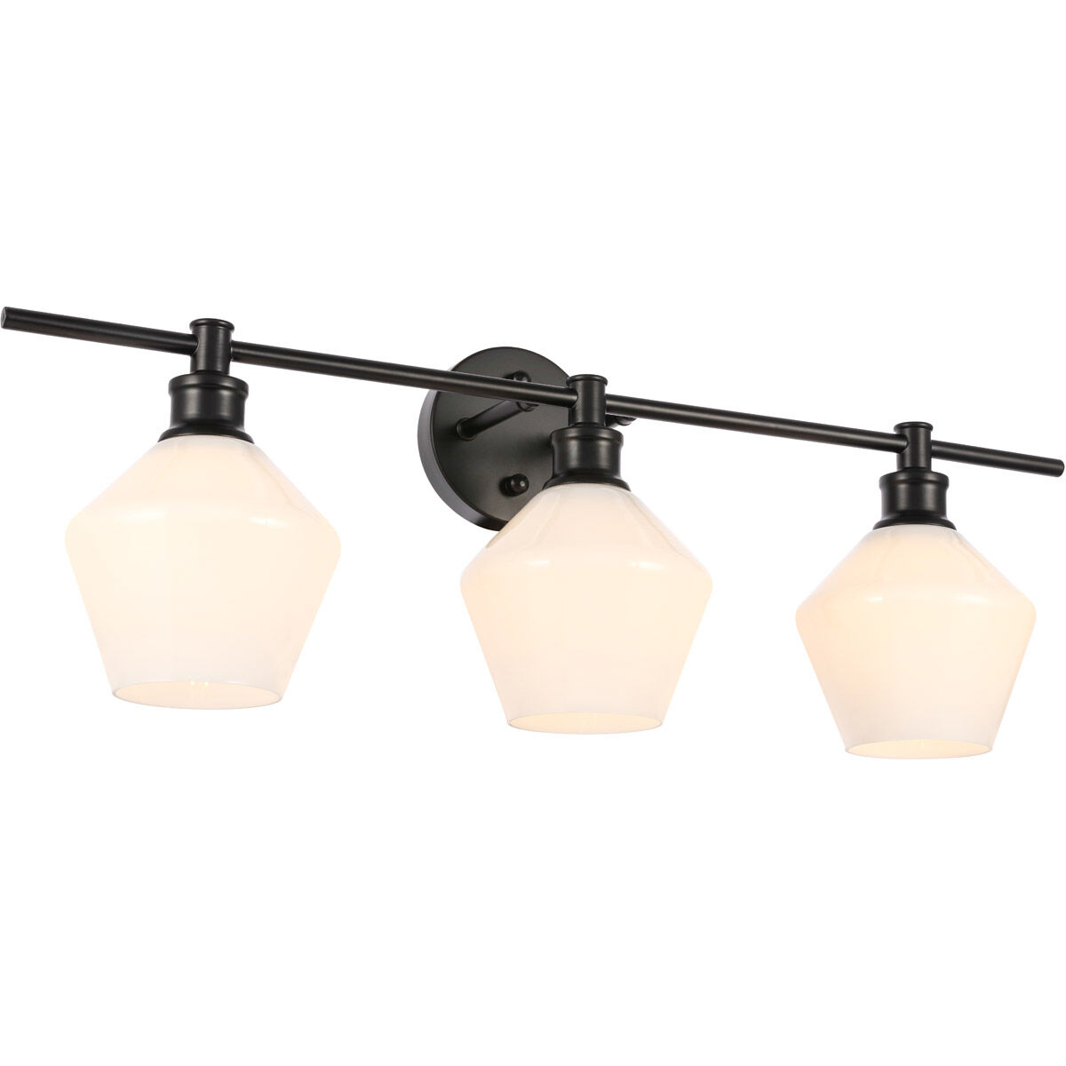 Rochester 3 Light 28 inch Black Wall sconce Wall Light