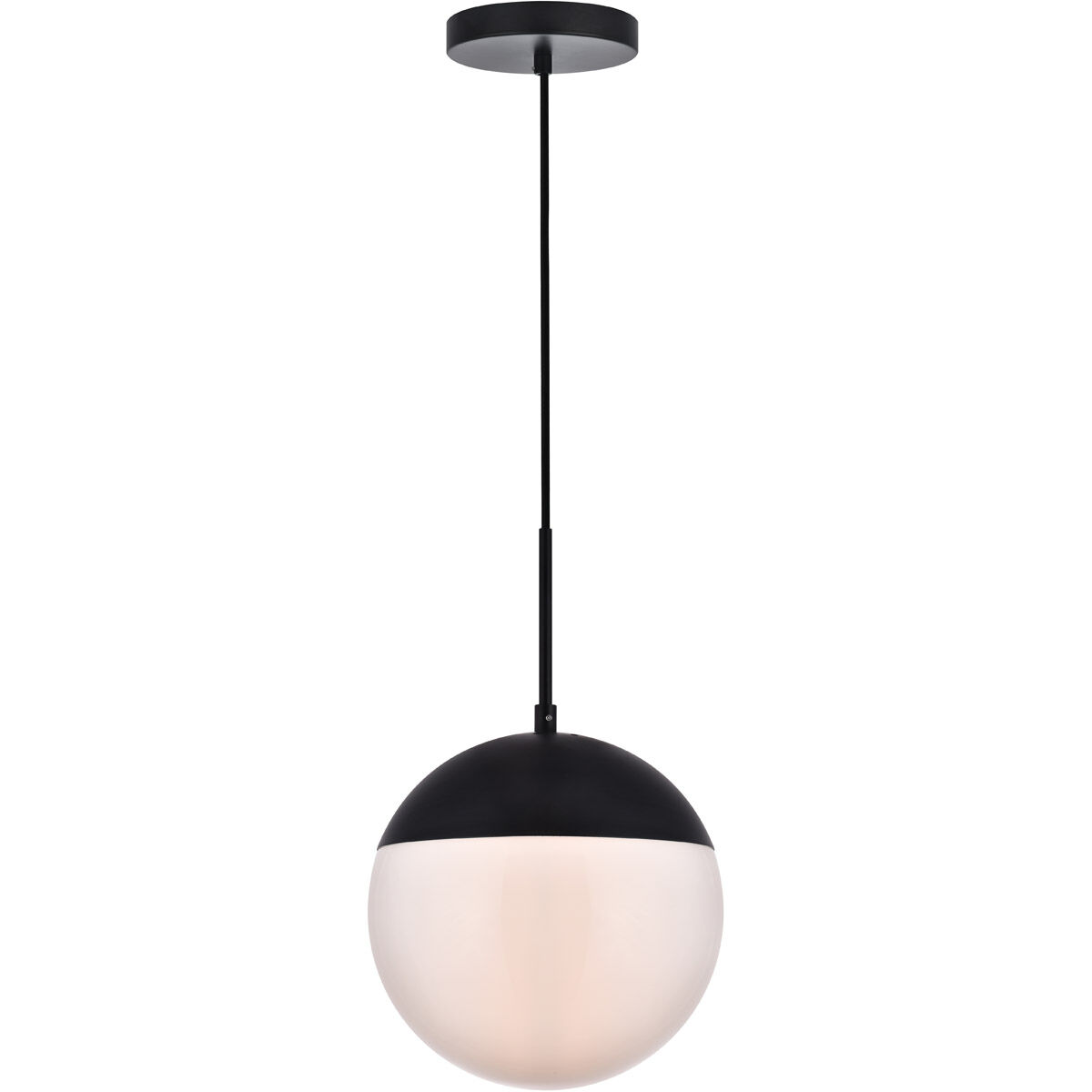 Oyster Bay 1 Light 10 inch Black Pendant Ceiling Light