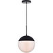 Oyster Bay 1 Light 10 inch Black Pendant Ceiling Light
