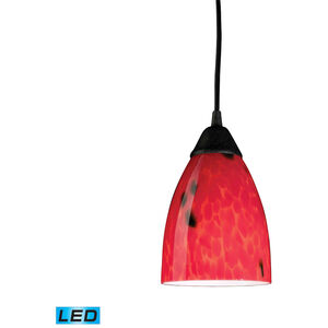 Millcreek LED 5 inch Dark Rust Mini Pendant Ceiling Light