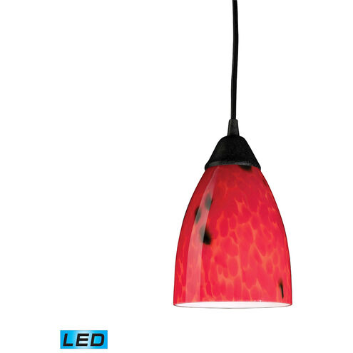 Millcreek LED 5 inch Dark Rust Mini Pendant Ceiling Light