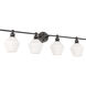 Rochester 4 Light 38 inch Black Wall sconce Wall Light
