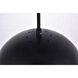 Oyster Bay 1 Light 12 inch Black Pendant Ceiling Light