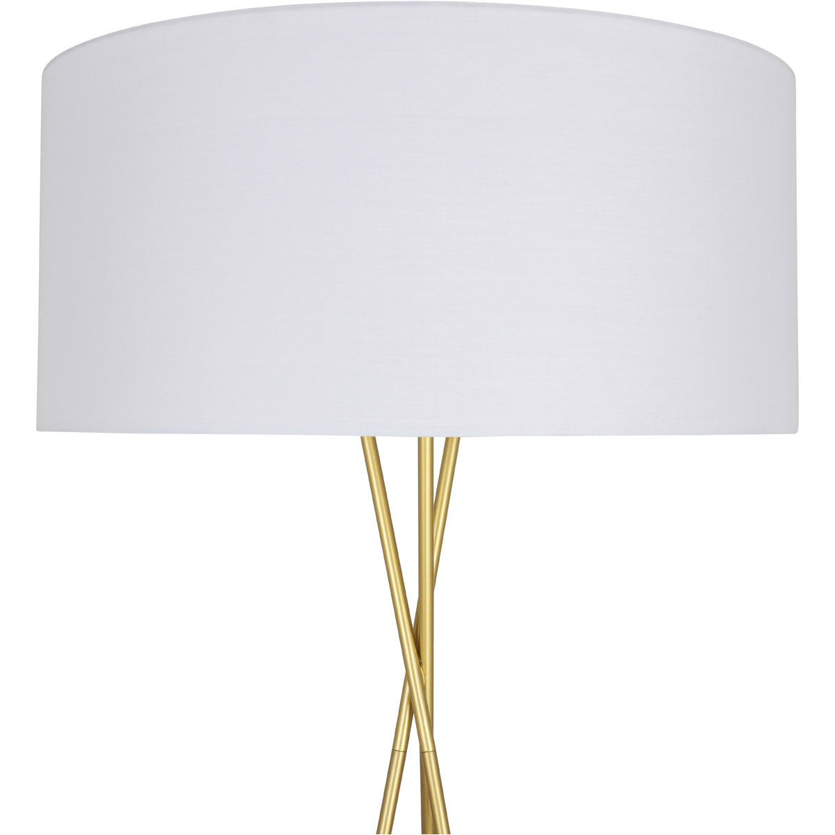 Moreau 66 inch 60 watt Brass Floor lamp Portable Light