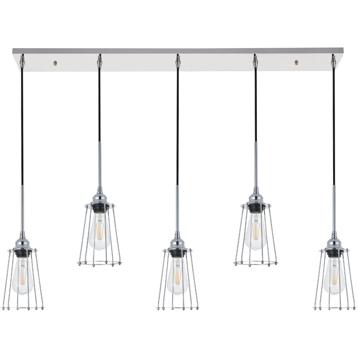 Phoenixville 5 Light 5 inch Chrome Pendant Ceiling Light