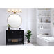 Syracuse 4 Light 38 inch Brass Wall sconce Wall Light