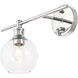 Syracuse 1 Light 14.7 inch Chrome Wall sconce Wall Light, Left