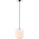 Syracuse 1 Light 7.3 inch Chrome Pendant Ceiling Light