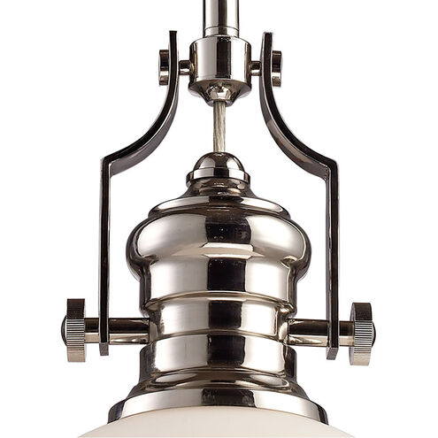Pittsburgh 1 Light 13 inch Polished Nickel Pendant Ceiling Light