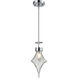 Wrightstown LED 8 inch Clear with Chrome Mini Pendant Ceiling Light